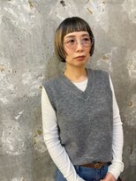 ソース(source)&nbsp;///source///デザインカラーショートボブ