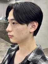 ニコトウキョウ 新宿(nico TOKYO)&nbsp;メンズセンターパートウルフセンターパートニュアンスパーマ襟足