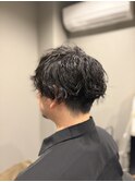 メンズカットパーマ