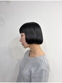 ミニボブ×弱酸性ストレート