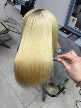 ボクノ 2号店(bokuno) ブリーチ縮毛矯正/ミディアムレイヤー