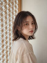 オアシスアヴェダ ザ・ペニンシュラ東京(OASIS AVEDA)&nbsp;ボブレイヤー・ベージュ・顔周りカット・銀座日比谷20代30代