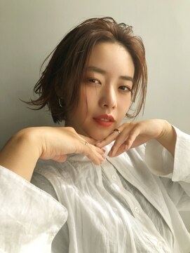 クラン(clan) 似合わせショート＃小顔カットブランジュワンサイドショート