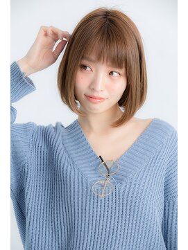 ユーフォリア 銀座本店(Euphoria) 髪質改善ケアストレートで作る小顔ボブ