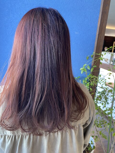 《Kubu hair》柔らかピンクカラー