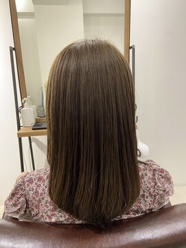 サルファ ヘアデザイン 名古屋 丸の内(S.ALPHA HAIR DESIGN) カーキベージュ