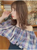 エアリー外ハネ_色っぽふんわりミディ