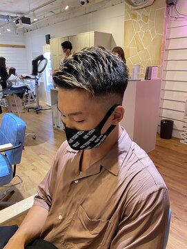 アヴァンス 天王寺店(AVANCE.) MEN'S HAIR フェード×サイドパート