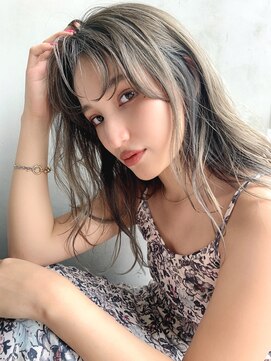 アイティーバイアルバム 松戸店(IT by ALBUM) 夏感のある透け感スタイル_テラコッタくすみブルー_8626