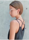 女性らしい短かすぎないショート!大人のボブ《銀座》