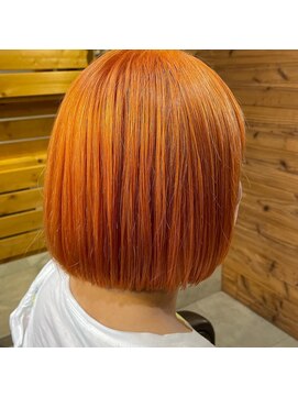ネスタ ヘアー グラウンド(NESTA hair ground) ハイトーンオレンジヘア