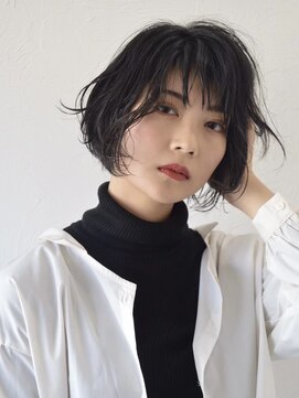 ソイクフ(SOY KUFU) 20代30代40代イメチェンハッシュカット似合わせカットフルバング