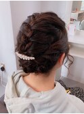 結婚式ヘアセット
