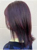 ヘルシースタイルピンクブラウンレイヤースタイル