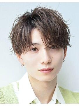 オーシャントーキョー 渋谷神南(OCEAN TOKYO) ツーブロックランダムパーマ