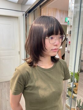 ナンバー アンフィール 渋谷(N° anfeel) 【HIKARU】@hikaru_cut ショートボブウルフ