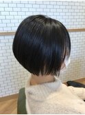 前下がりショートスタイル(^^)/丸みショートボブ