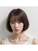 髪質改善×韓国風顔まわりボブ