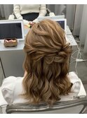 ヘアメ☆ヘアセット/サイドハーフアップヘアメ