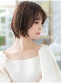 シースルー前髪小顔補正カットショートボブh3北浦和20代30代40代