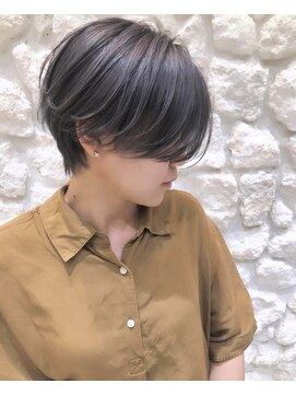 ヘアサロン エフ 渋谷(F) ＃ハンサムショート＃アッシュ