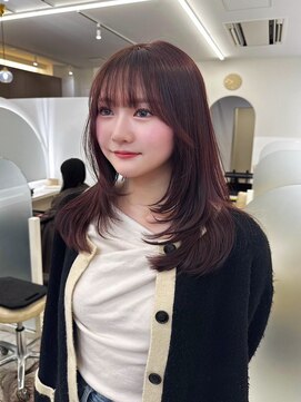 ネモネ バイ ミリー 梅田茶屋町(nemone by milly) 韓国レイヤー×レッドパープル