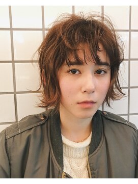 キーチェ 梅田中崎町(keych) レイヤーボブ/ウェーブミディアム[中崎町/梅田駅］