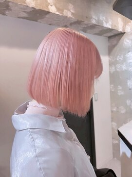 ベレーザ 渋谷神南(Beleza) 16207ブリーチ＆ダブルカラー渋谷ローズブラウンモーヴピンク