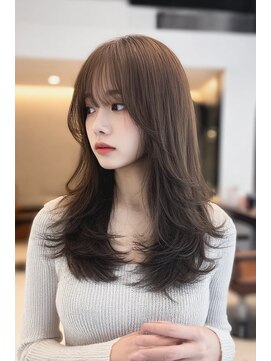 ノイエ 原宿 北参道(NoIE) バタフライレイヤーカット髪質改善カラー透明感カラー