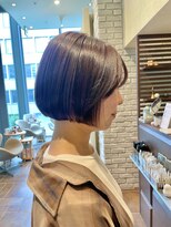 エルサフィロ ヨドヤバシ(el zafiro yodoyabashi)&nbsp;葡萄カラー　ボブ