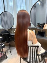 ユアーズヘア 日吉店(youres hair)&nbsp;髪質改善トリートメントで叶う美髪ストレート　艶髪　前髪