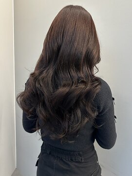 トリッカ シブヤ(TRICCA SHIBUYA) 羽エクステ/艶髪ウェーブ/ブラウンアッシュ/韓国ヘア