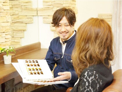 ハップヘアメイクの写真