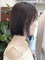 ノード(NODE)&nbsp;栄黒髪垢抜け切りっぱなしシルエットボブヘア