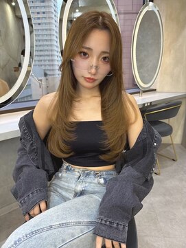 ロンドガーネット 池袋(Lond garnet) 暗めカラー/韓国風巻き/レイヤーカット/髪質改善/縮毛矯正/池袋