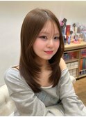 2wayバング レイヤーカット ミディアムレイヤー ハイレイヤー