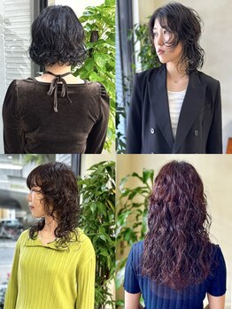 ハヤシ(HAYASHI)の写真/髪が傷まないパーマが人気！ダメージレスにこだわった薬剤で、理想のパーマスタイルを実現します◎