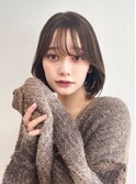 大人ふんわりボブ/質感再整カラー