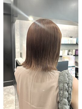 ケンジ 横浜(KENJE) ブリーチなしダブルカラー/ベージュ/ブラウン/透明感カラー