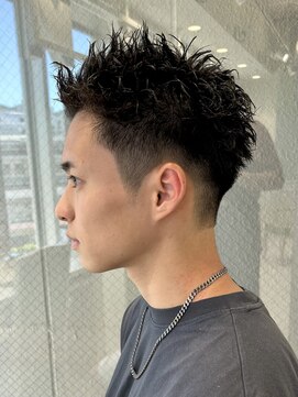 メゾンフォーメン(Maison for men) アクティブショート×ピンパーマ