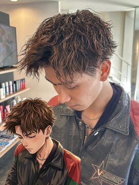 オム グランド(HOMME GRAND) メンズショート ツイストスパイラルパーマ