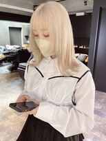 クペウイビ 心斎橋(cope'u yive)&nbsp;ミルクティーベージュ/ハイトーンカラー/ケアブリーチ/心斎橋