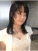レイヤーカットウルフレイヤーハッシュレイヤーナチュラル