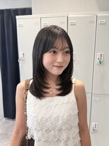 ドットニュー 横浜店(dot.nyu)&nbsp;【艶カラー×ハッシュカット】韓国/韓国ヘア/横浜/横浜駅/学割
