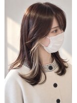 ノッシュ 七隈店(Hair Spa Nosh)&nbsp;ホワイト/オルちゃん/イヤリングカラー/インナーカラー/CAREPRO
