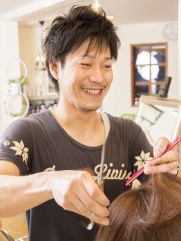 ミュークヘア(Mjuk Hair)の写真/＜松阪＞スタイルの決め手はやっぱりカット!!笑顔あふれる接客で、あなたの魅力を上手に引き出してくれる☆