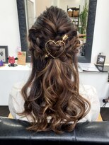 リジョイスヘア(REJOICE hair) 【REJOICE hair】編み込みくるりんぱ sakuma