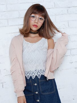 ラックスビー オオサカ 梅田茶屋町店(LUXBE OSAKA) 外ハネミディスタイル【LUXBE 大阪梅田茶屋町店】