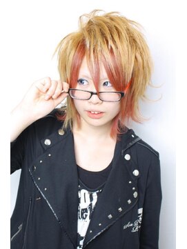 ヴィオラ 秋葉原(Viola) ヴィジュアル系ウルフショート インナーキャロット