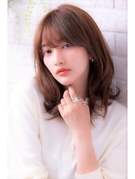 ソア 武蔵小杉(SOAR) 毛先パーマネオウルフ小顔外ハネボブアッシュブラウン